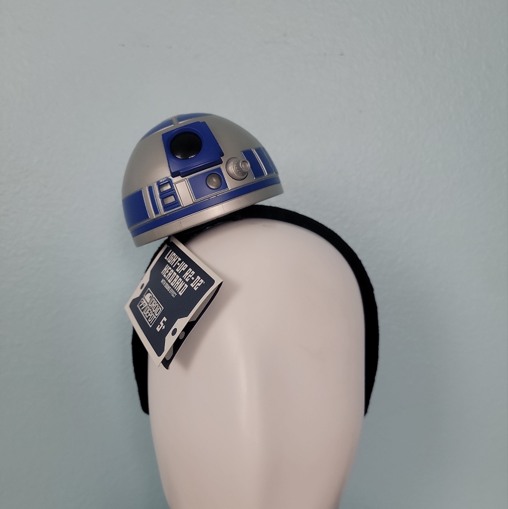 Disney R2D2 Ears Headband Lights up Noise